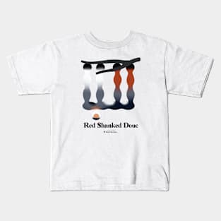 Bold monkey print "red shanked douc" Kids T-Shirt